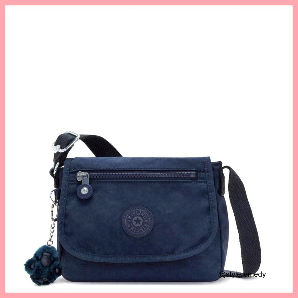 Water Resistant Nylon Mini Crossbody Bag with Adjustable Strap